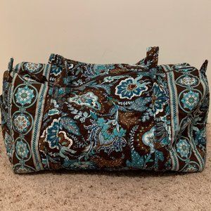 Vera Bradley small duffel in Java Blue